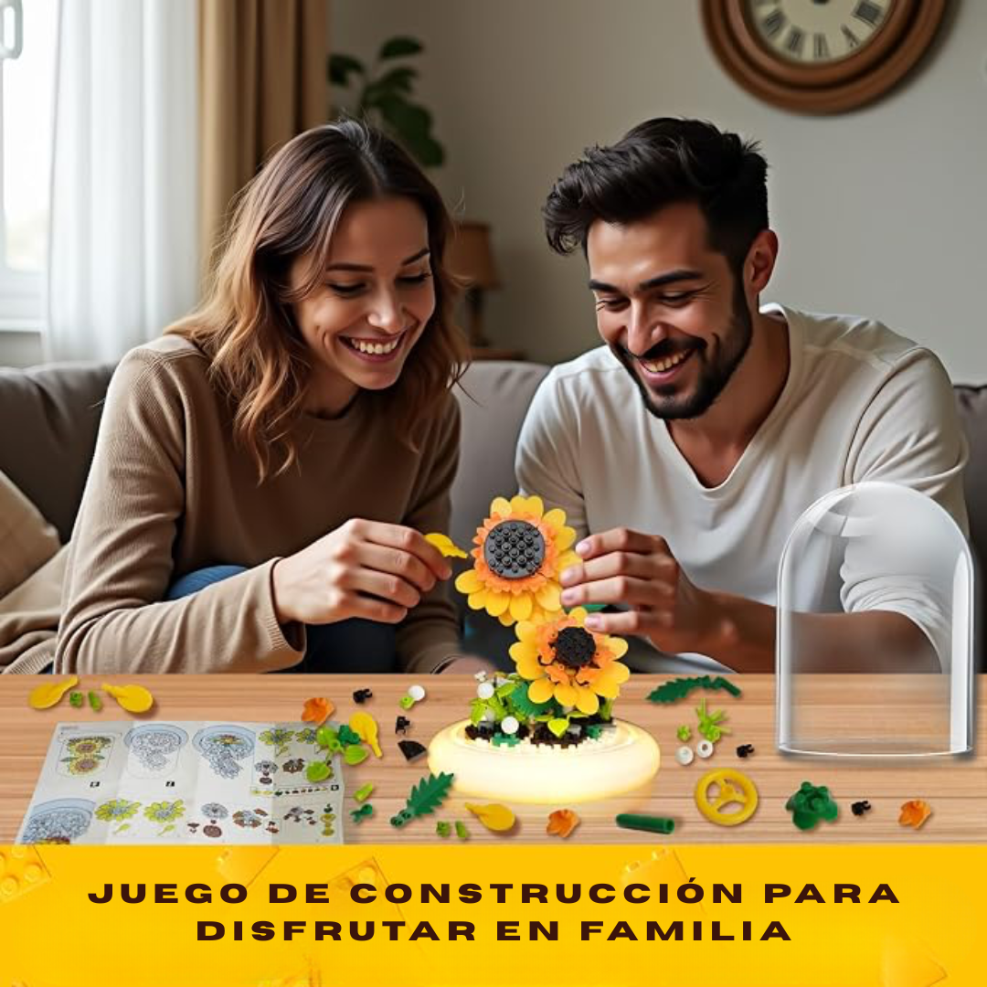 MOC-ramo eterno de rosas, bloques de construcción, conjunto 3D de construcción de flores, juguete de ladrillo para decoración del hogar y la Oficina